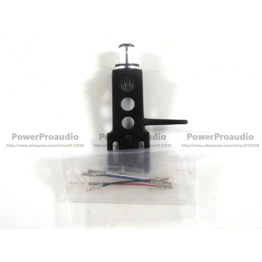 1pcs Black Turntable Headshell For Technics For Other Turntables 4 Pin Contacts Fit Phono Turntables Headshells