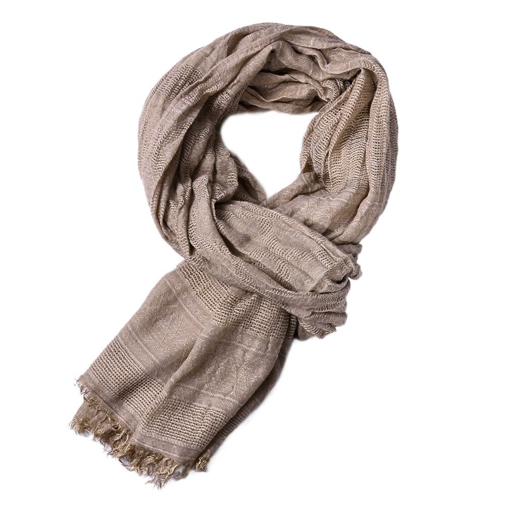Sciarpa invernale da uomo di marca maschile calda morbida nappa Bufanda casuale cotone lino increspato sciarpe da uomo scialle nero Marina Militare uomo sciarpe