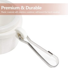 2Pcs Flagpole Ring Rotating Clips 1" Dia Flag Pole Mounting Home Clamp Part