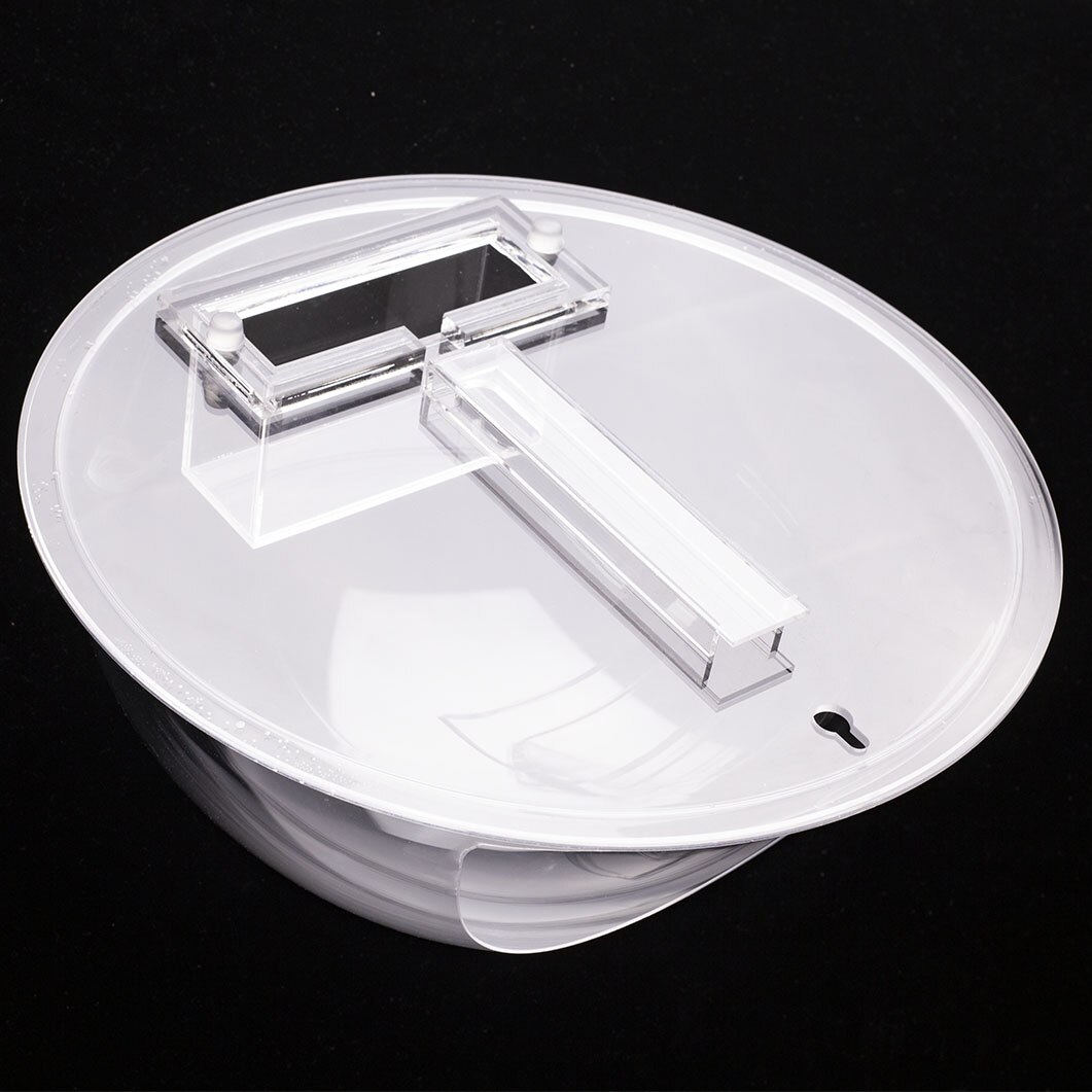 Pinsjar Acrylic Plexiglass Fish Bowl Wall Hanging Aquarium Tank Aquatic Pet Products Wall Mount Fish Tank for Betta fish