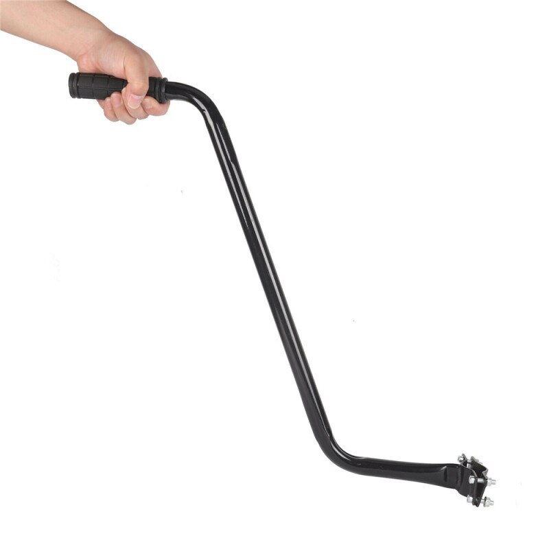 Barra de manillar de entrenamiento para bicicleta, entrenador de equilibrio de seguridad para niños, Asa de empuje, Color negro