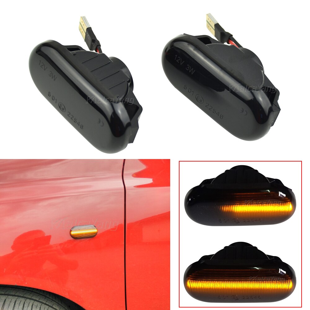 Led Auto Side Marker Light Repeater Richtingaanwijzer Voor Nissan Tiida C11 Note E11 NE11 Micra K12 NP300 Navara d40 Qashqai J10