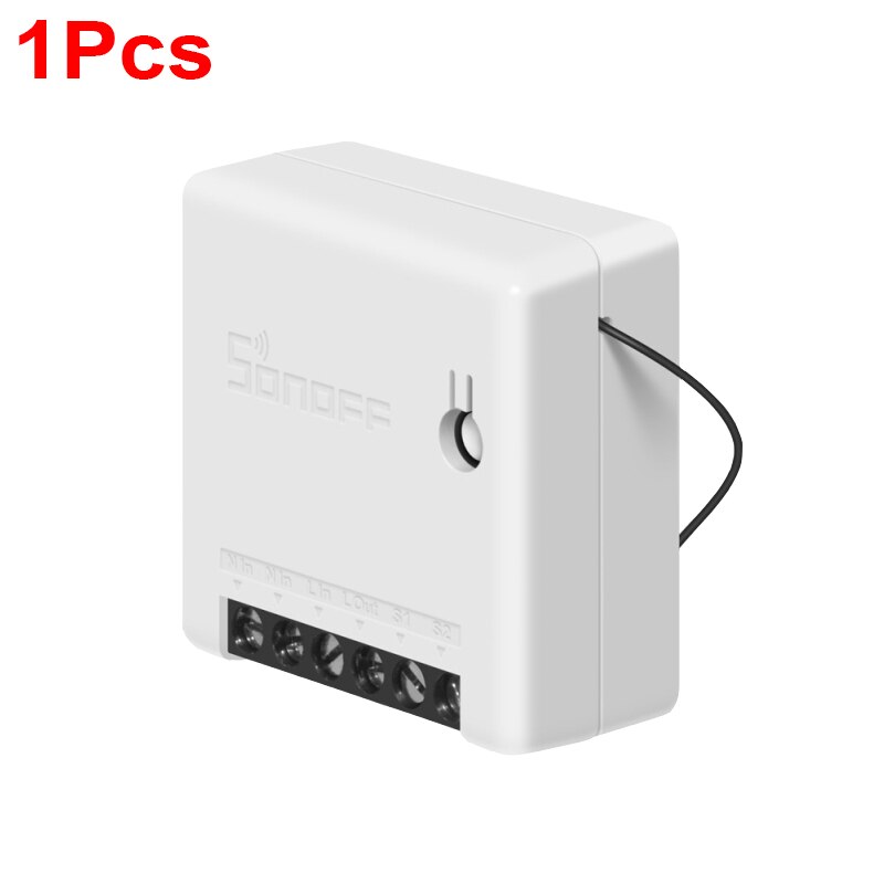 5/1Pcs Sonoff MINI Smart Panel DIY Smart Home Switch Alexa Compatible Google Home Home Automation Wifi Switch Sonoff DIY Switch: 1 Pcs