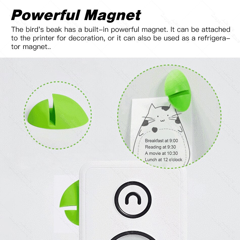 Photo Printer Pocket Thermal Label Printer Portable Bluetooth Wireless Receipt Label Sticker Printer Paper Poooli L1