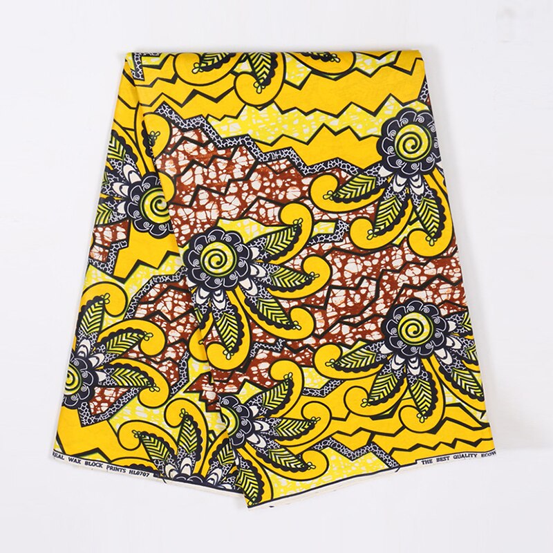 Tela de impresión de cera africana para vestidos de boda 100% tela de algodón para vestido tela ankara: Default Title