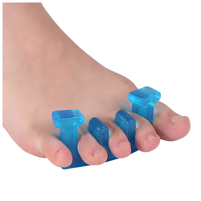 2PCS/Set SEBS Toe Separator Reusable Toe Separator Three-Hole Toe Separator Barb Toe Spacers For Foot Care Accessories: Default Title