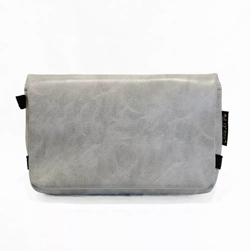 PU Camera Bag Waterproof Shockproof Digital Camera Case Convenient Multi-functional Photography Bag DSLR Camera: army green