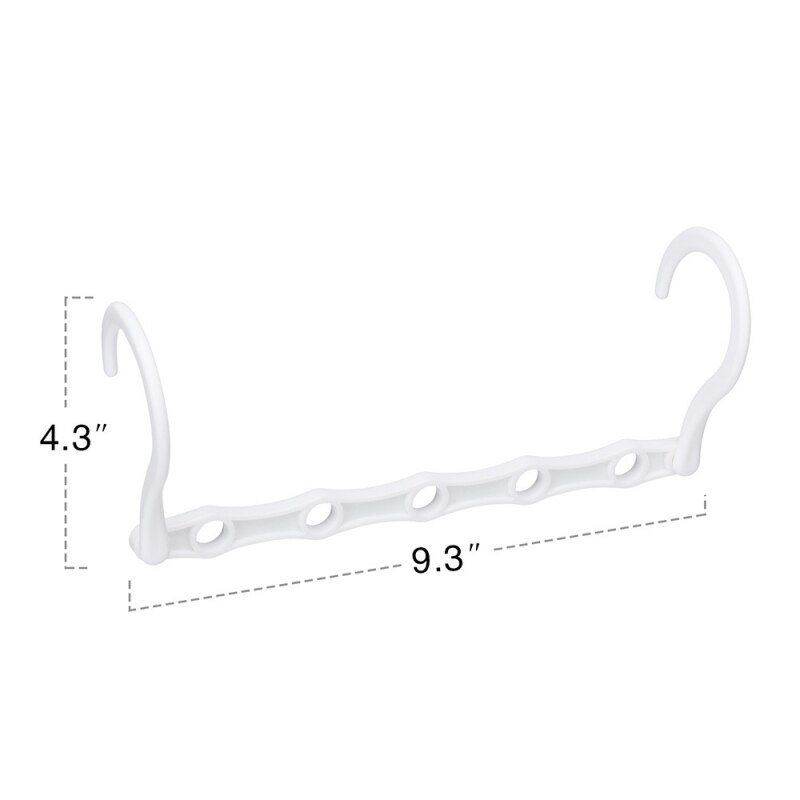 9 holes Clothes Hanger Organizer Space Saving Hanger Multi-function Folding Magic Hanger Drying Racks Scarf Clothes Storage