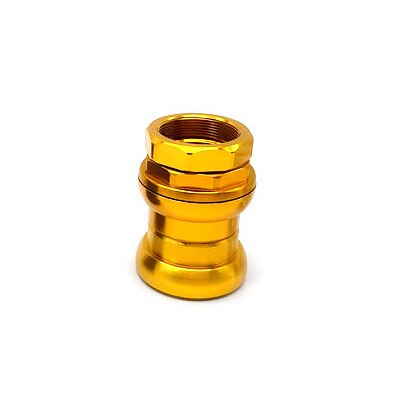 Brompton-auriculares plegables ultraligeros para bicicleta, cascos de aluminio de 34mm con rodamiento externo, 4 colores, 75g: gold