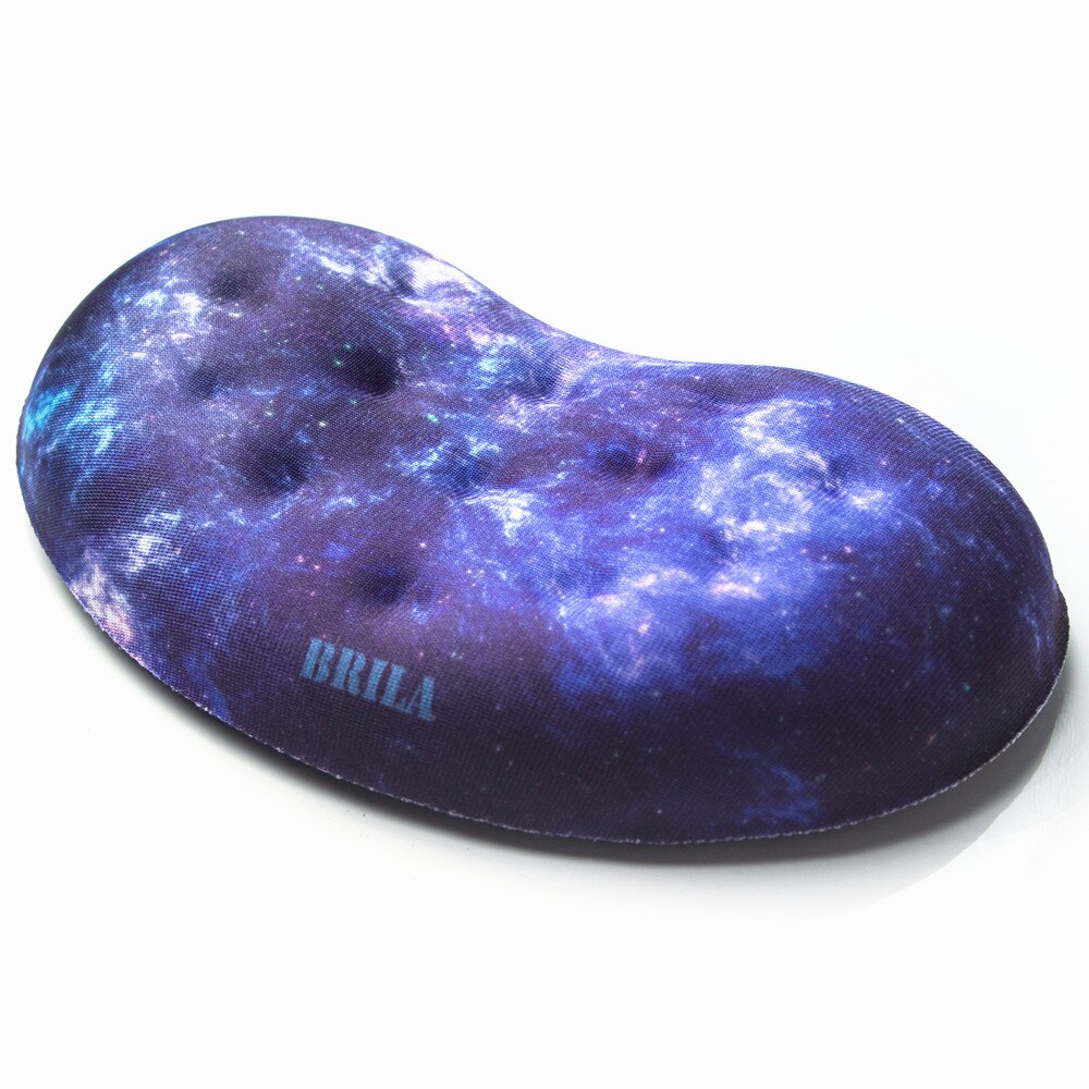 Almofada da almofada do apoio do descanso do pulso do rato & do teclado da ergonomia da espuma da memória de brila para o trabalho de escritório e o jogo de computador, alívio da dor do pulso: Nebula Mouse Wrist