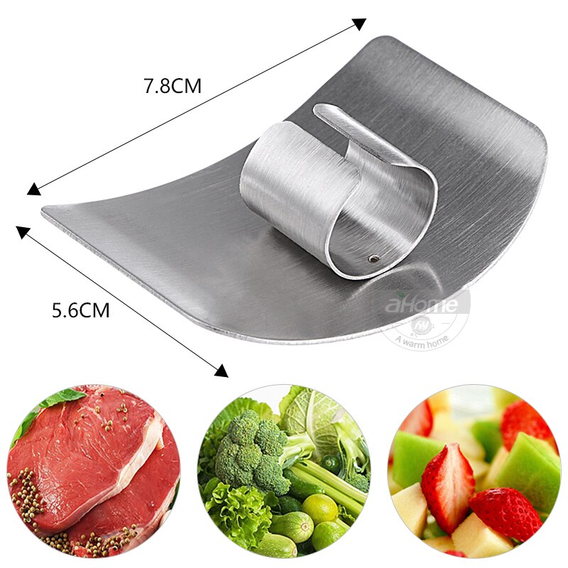 Finger Guard Protector Stainless Steel Knife Cutting Finger Not Hurt Chopping Slicer Hand Protect Kitchen Helper Protect Tool