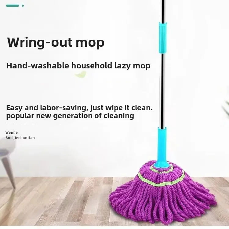 Einfach selbstauswringender Twist-Mopp, Mikrofaser-Quetschmopp, Ersatz-Moppkopf, trocken, nasser Mopp für sterben Reinigung von Hartholz, Fliesen und Boden