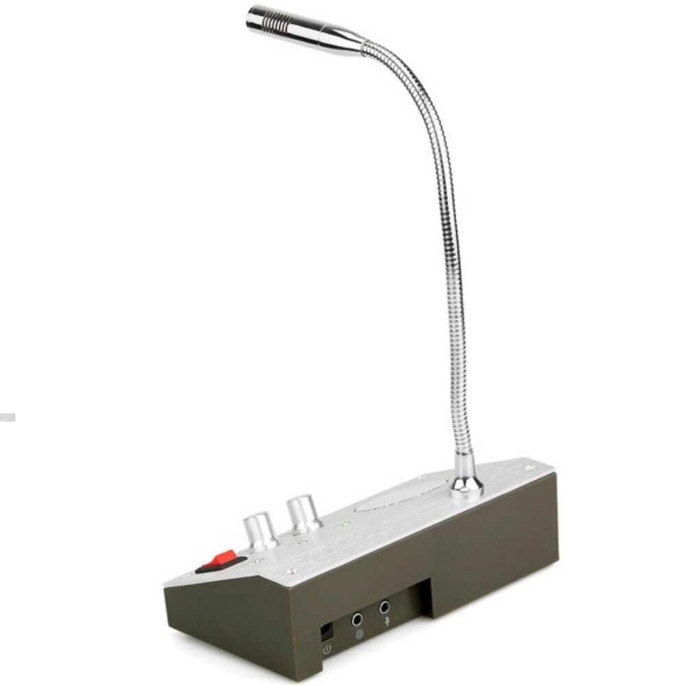 Two Way Bank Counter Window Intercom System Speaker walkie talkie Nurse Station Bus Ticket Station