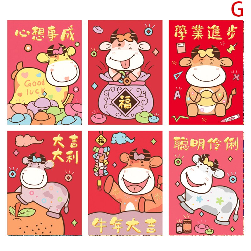 Os geluk chinese rode enveloppen gelukszakjes rood pakket voor chinees jaar en feestdoos: 7