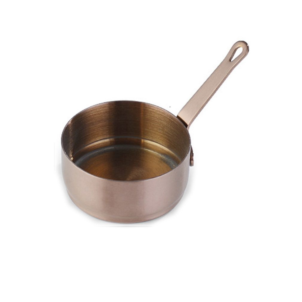 Stainless Steel Sauce Cup Measuring Spoon Coffee Measuring Cups Spoons Baking Tools Kitchen Gadget Sets Water Measuring Cup: Rose Gold / 100ml