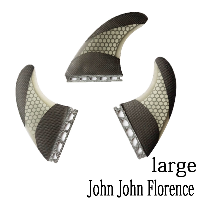 Surfboard Fins FUTURE plug "John John Florence" Tri fin Set Carbon fiberglass surf fins surf board fins thruster Size Large: Default Title
