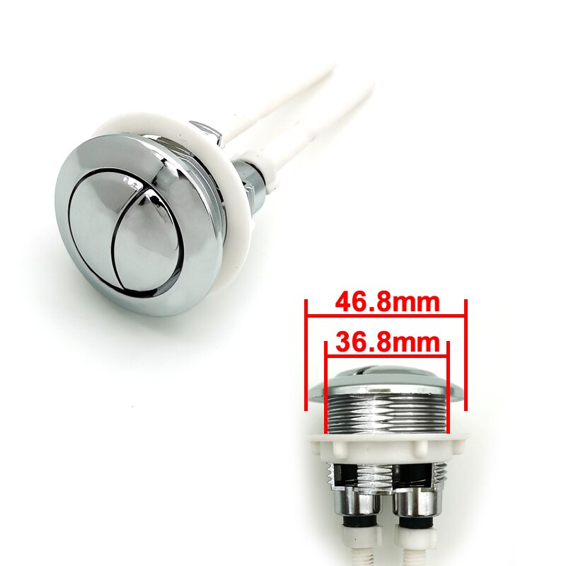 Dual Flush Toilet Tank Button Round shape Toilet Push dual flush Buttons Bathroom Accessories 58mm/48mm/38mm: 38mm A