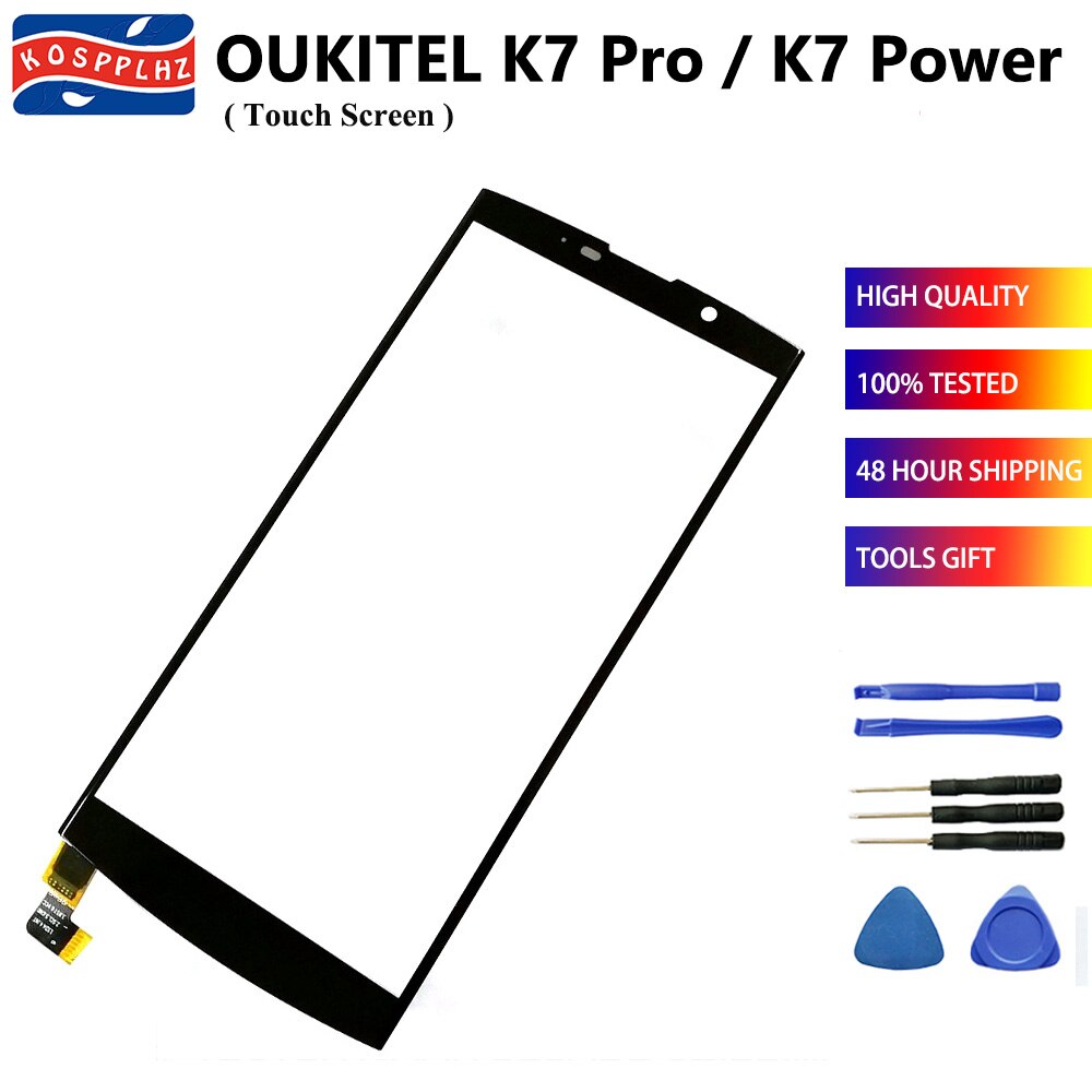 6.0 &quot;Front Glas Voor Oukitel K7 Pro Touch Screen Sensor Panel Originele Voor Oukitel K7Pro K7 Power Mobiel Touch reparatie Onderdelen