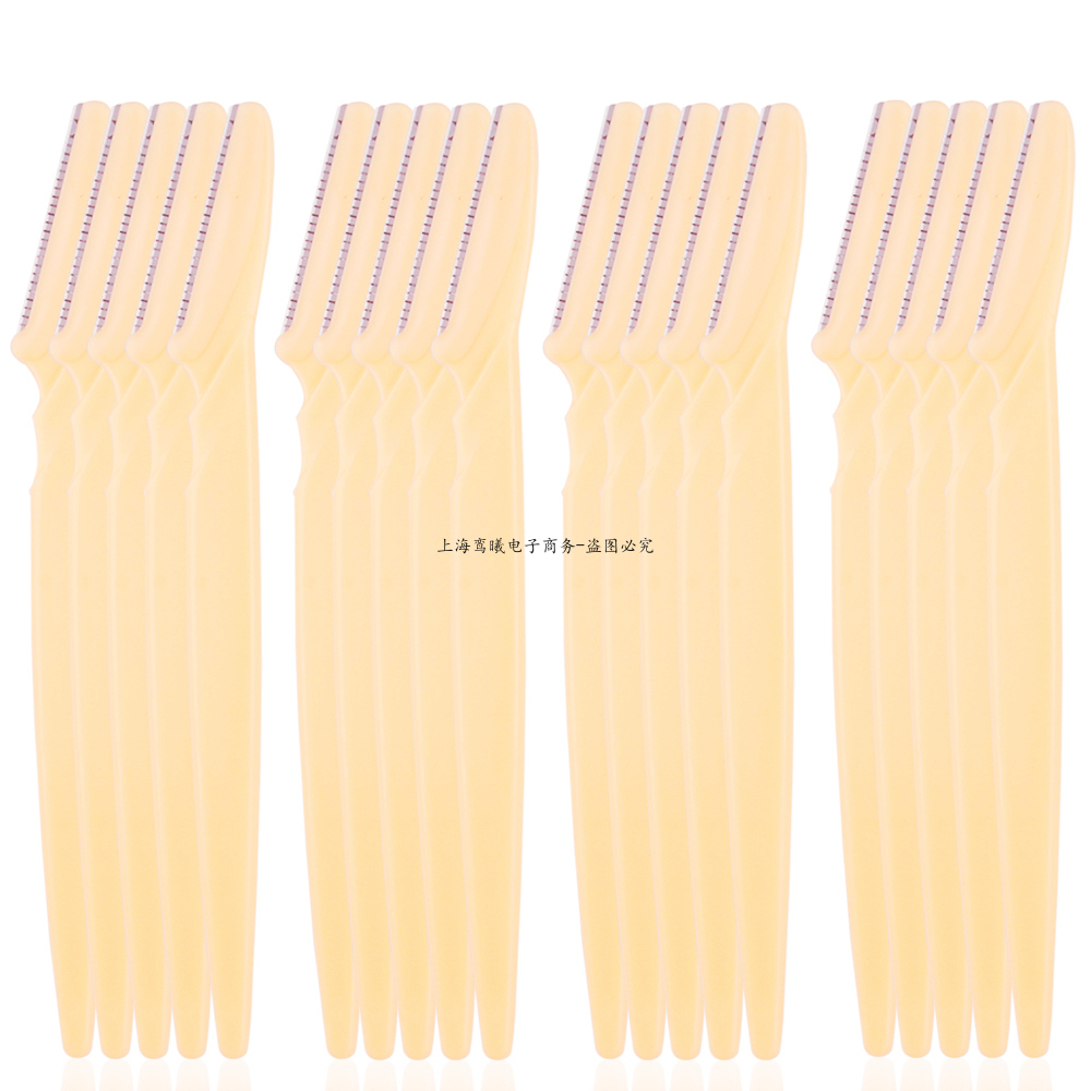 Arrivals Eyebrow Trimmer Face Razor Knife Eye Brow Blades Shaping Makeup Tools Facial Body Hair Removal Scraper Shaver: Brushed Slate