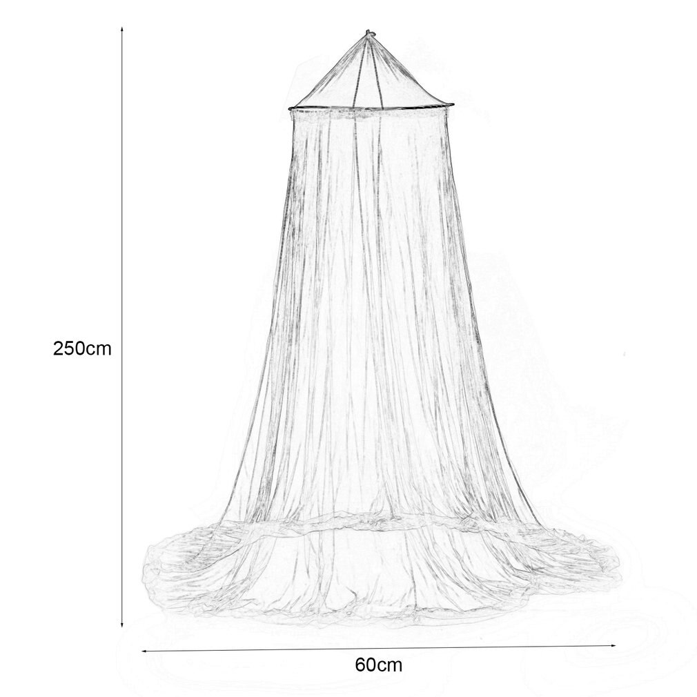 6 Color Universal Dome Mosquito Net Round Lace Insect Bed Canopy Netting Curtain Home Use Hung Dome Anti Mosquito Net