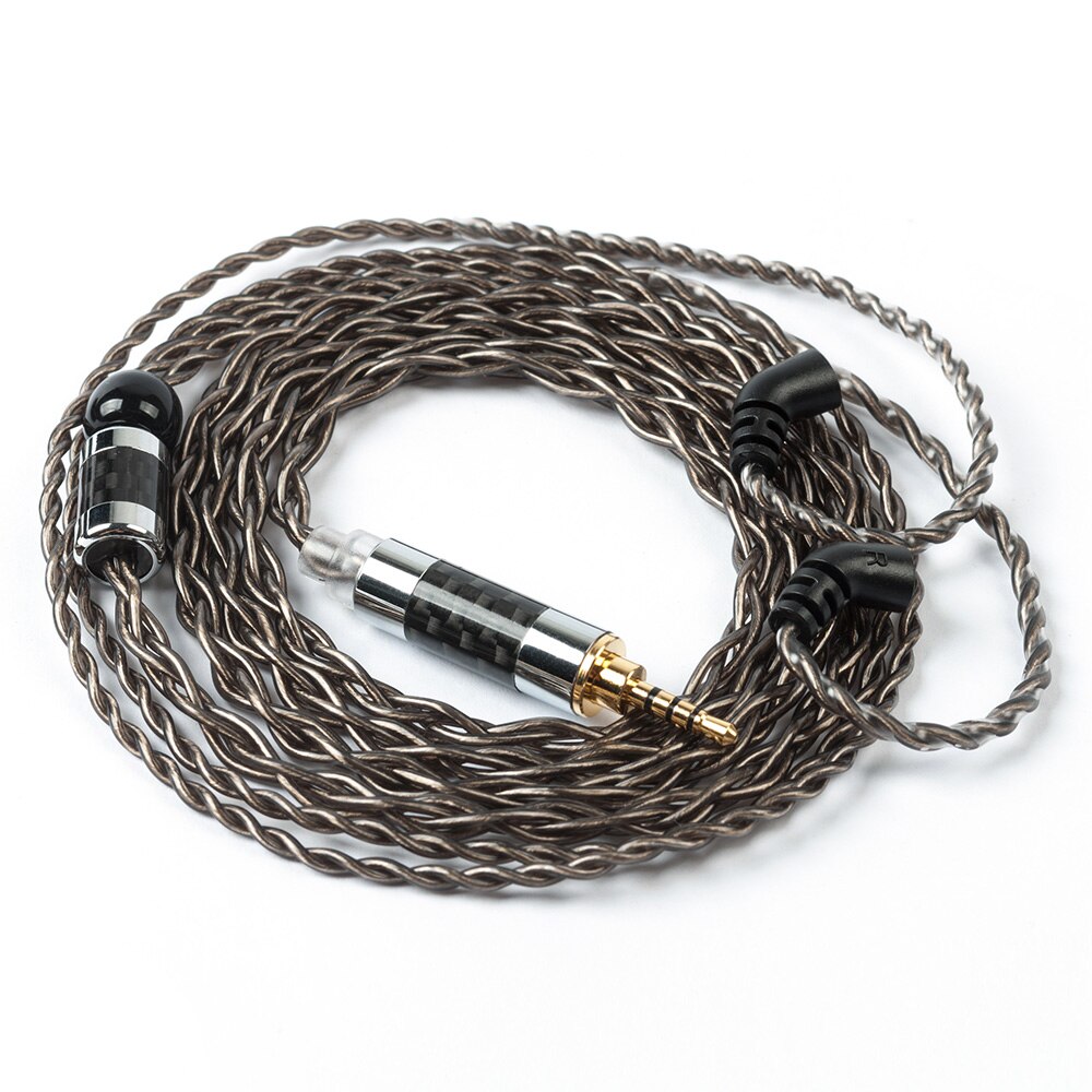 Yinyoo 4 Core Upgrade Verzilverd Kabel 2.5/3.5/4.4Mm Gebalanceerde Kabel Voor Blon BL-03 BL-05 BL05 zsn Pro ZS1O Pro: 2.5mm gun for bl05