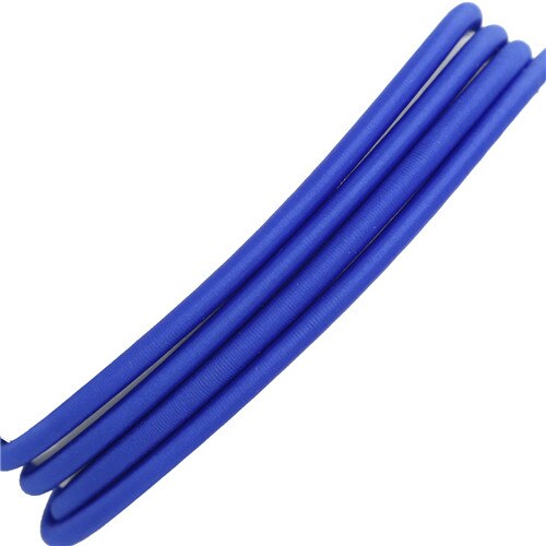 1 stücke Länge 45cm Dicke 5mm Kunstseide Schnur (Kunstseide Wicklung Schlauch) für Nceklace Armbinde Schmuck Machen Handwerk Zubehör: Blau