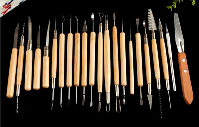 Pro Pumpkin Carving Tools- Halloween Sculpting Kit with 22 Double Sided Pieces for Jack-O-Lanterns and More