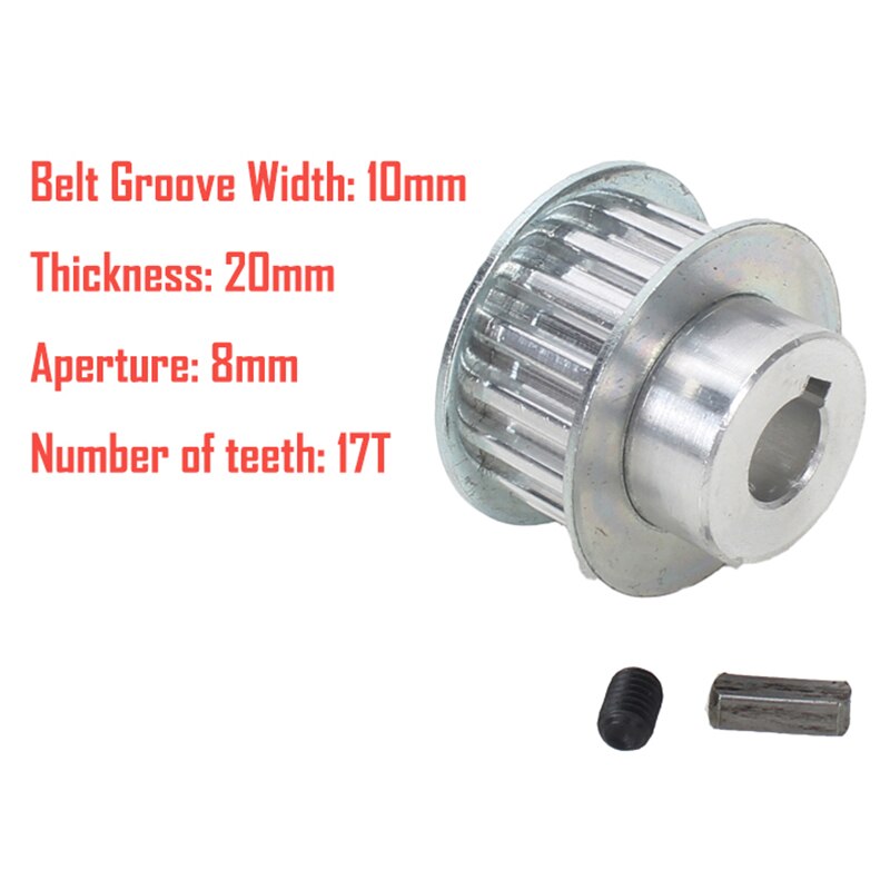 2Pcs Metal Synchronous Pulley Gear Motor Belt Gear Drive Wheel Gear S/N Cj0618 Mini Lathe Gears , Metal Cutting Machine Gears