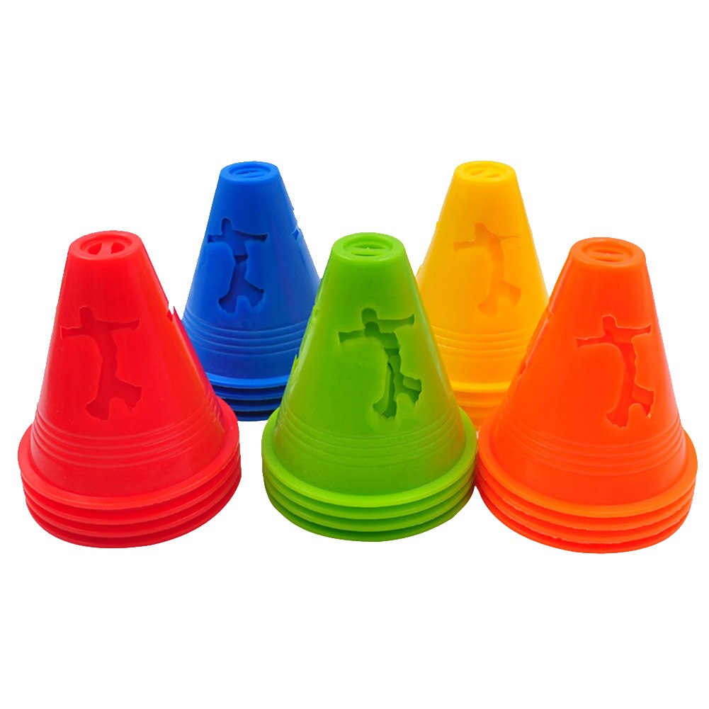 20pcs Thickened Training Obstacle Roadblocks Racing Cones Sign Football Educational Robot Marker Hollowed For DJI RoboMaster S1