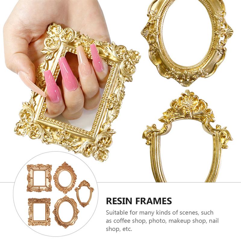 5pcs European Style Photo Frames Desktop Photo Frame Photo Props
