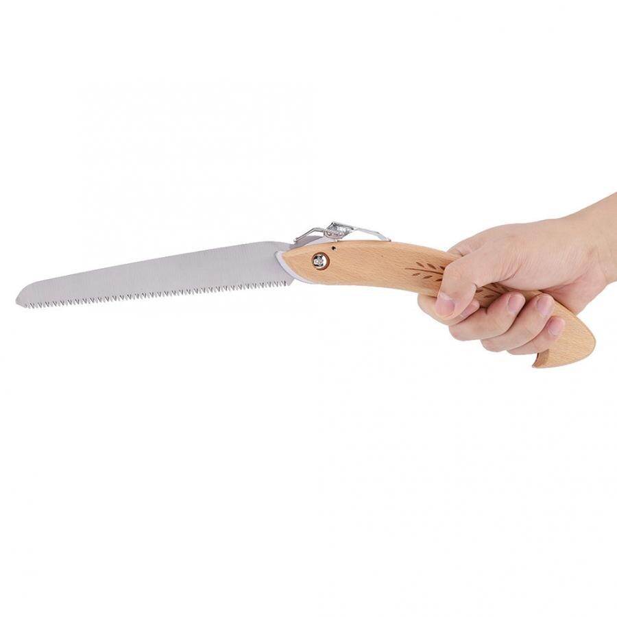 18.5cm Foldable Pruning Hand Saw With Anti-slip Handle Portable Outdoor Garden SK5 Alloy Metal Gardening Branch Saw Hand Tool