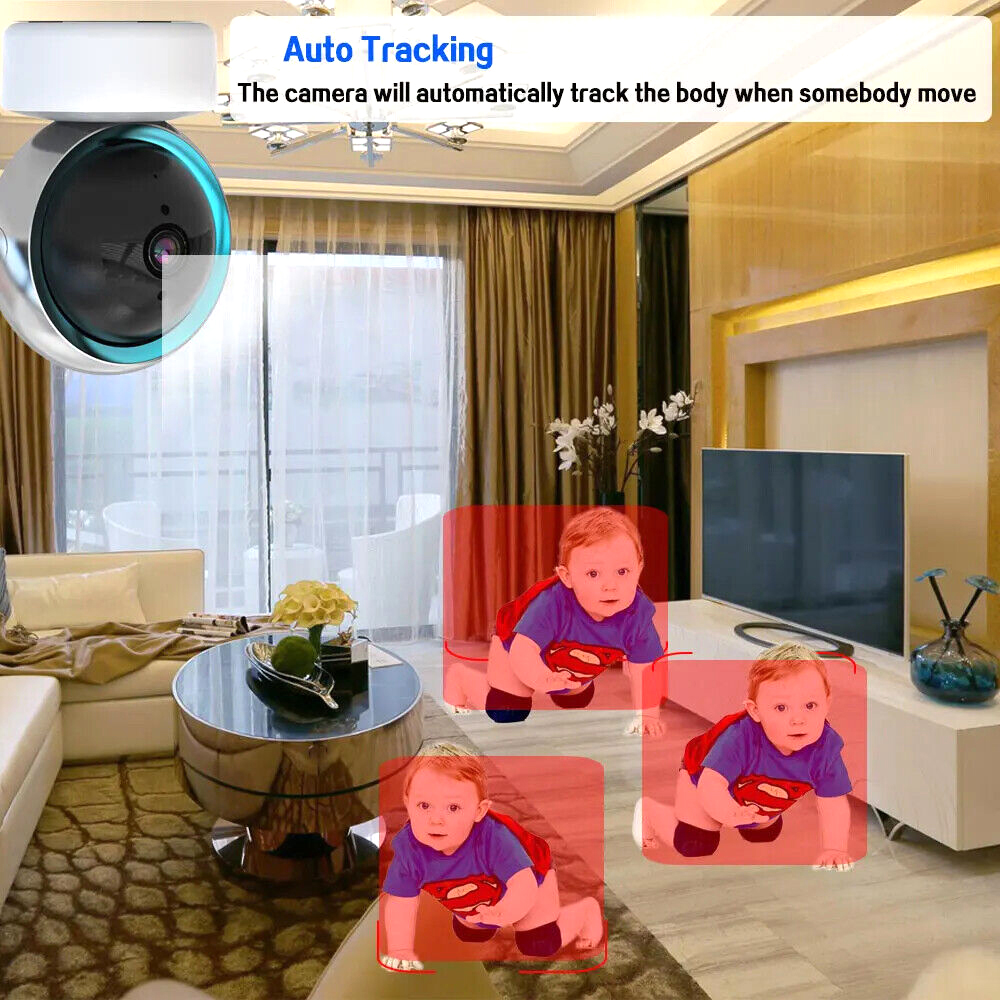 Tuya Smart Life 5MP Wifi PTZ IP-beveiligingscamera Indoor Auto Tracking Draadloze CCTV-bewakingscamera 2-weg audio Babyfoon