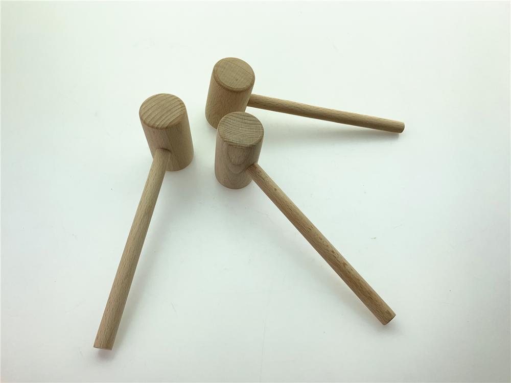 Wooden Hammer Round Head Wooden Hammer Solid Wood Mallet Wooden Hammer Handmade Small Wooden Hammer