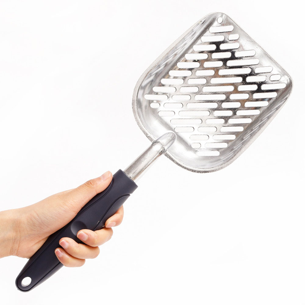 Kattenbakvulling Scoop Grote Metalen Kattenbakvulling Scoop Voor Kitty Zeefje Met Diepe Schop En Ergonomisch Handvat Gemaakt Van Zware massief Aluminium