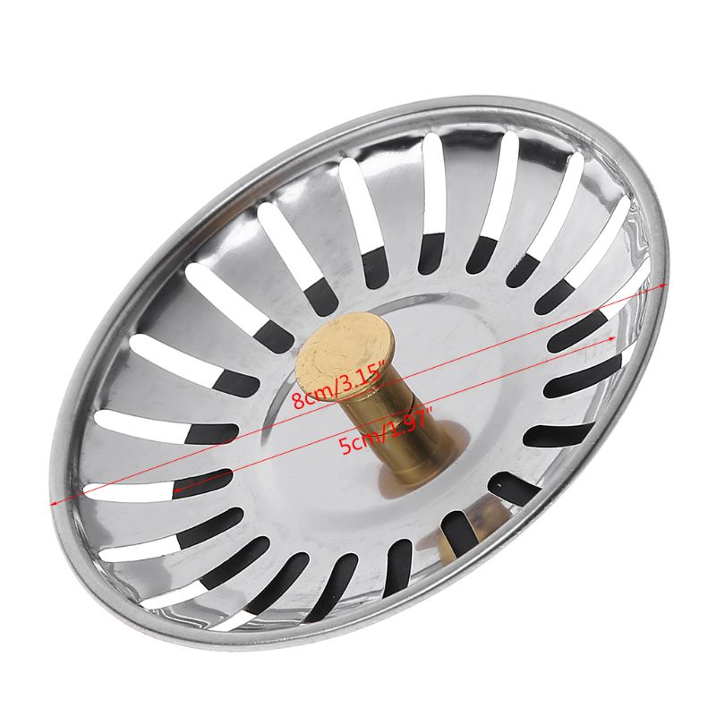 Keuken Afval Rvs Spoelbak Zeef Plug Afvoer Filter Stopper Mand Dra Rvs Spoelbak Zeef Keuken Gereedschap Zeef Afval Screen Haar Catcher Stopper Sink Zeef Voor Aanrecht