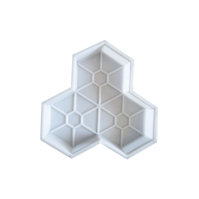 Diy padmaker betonmal bestrating plastic pad bestrating cementsteen de stenen weg bestrating mallen gereedschap voor tuindecoratie: 5