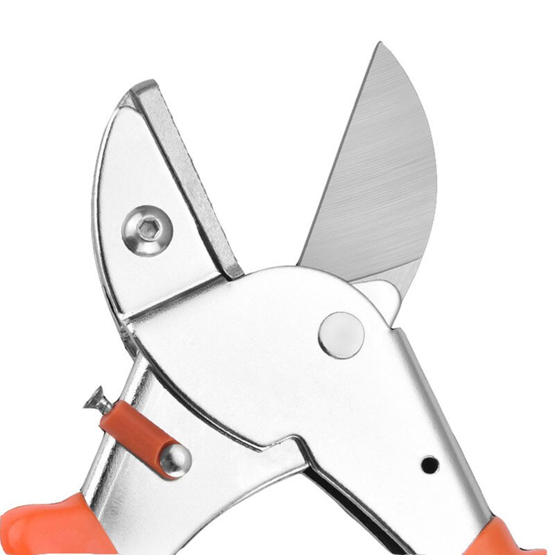 Tijeras de podar de acero al carbono con trinquete, herramienta de corte para jardinería, árboles y flores, ahorro de trabajo