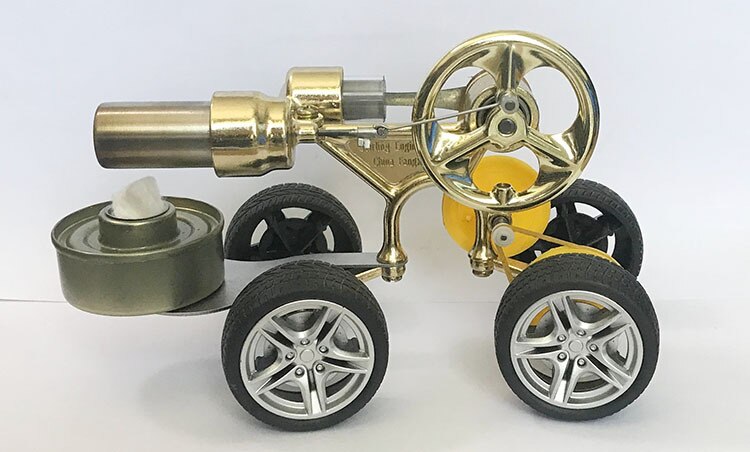 Mini Stirling Engine Model Steam fisica scienza tecnologia scienza Car Making piccola generazione di energia esperimento giocattolo
