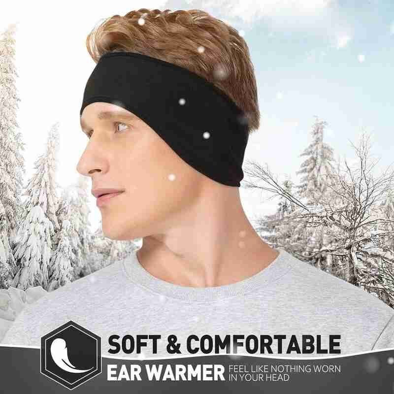Mode Sport Hoofdband Absorberende Fietsen Hoofdband Polar Voor Mannen Vrouwen Zweetband Hoofdband Antislip Sport Fleece Mannen Bandana Y0F4