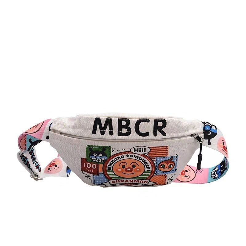 NiceMix streetwear Donne Del Fumetto del Sacchetto Della Vita di Modo di Marea ins Stile Studente Borsa di Tela Carino Ragazza anca salto Nuovo Petto Diagonale borsa: modello 1 piccolo