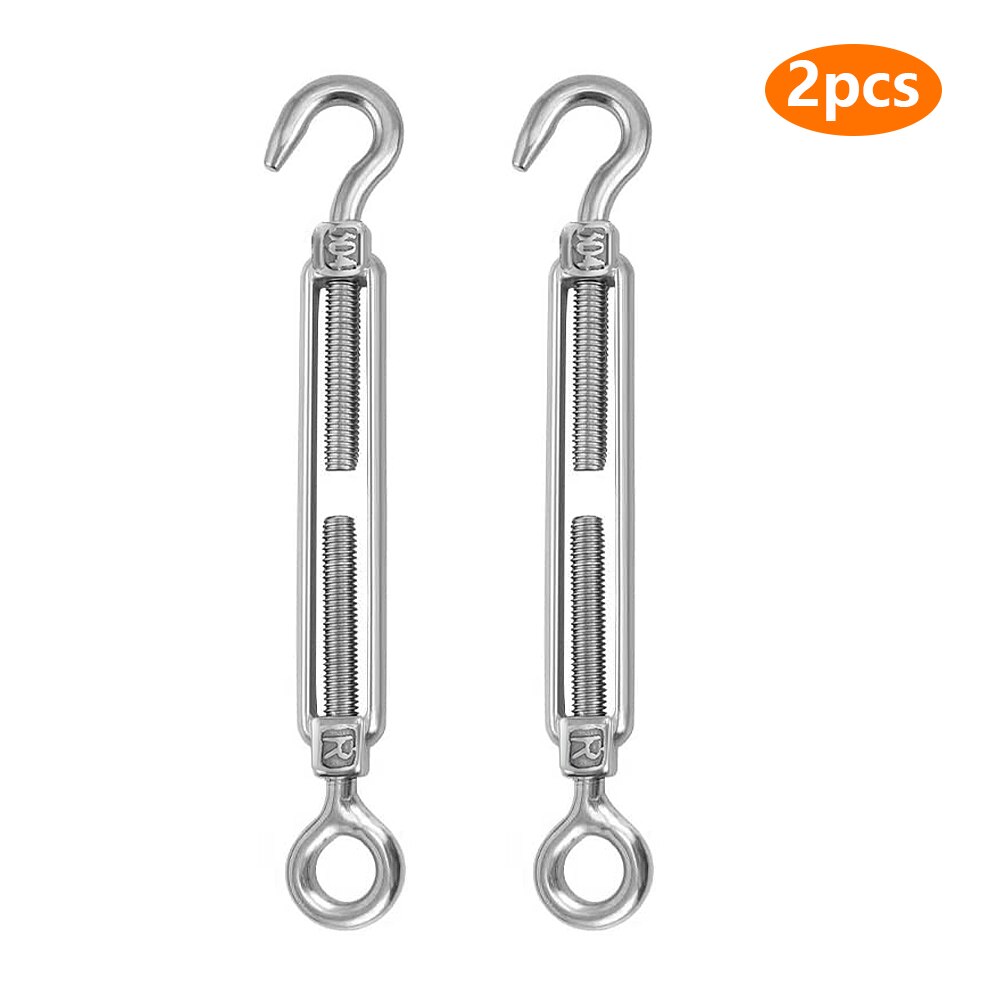 Wire Rope Cable Hooks Stainless Steel Cord Hanging Kit: 7