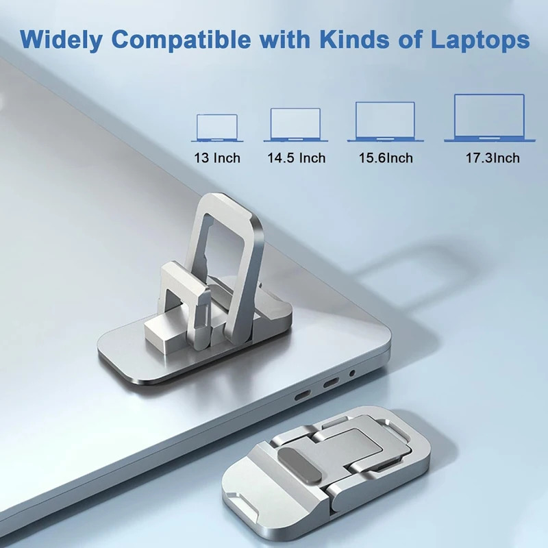 2 stks/set draagbare notebooksteunhouder opvouwbare laptopstandaard verstelbare stijgbuis koelbeugel voor universele laptoptablet