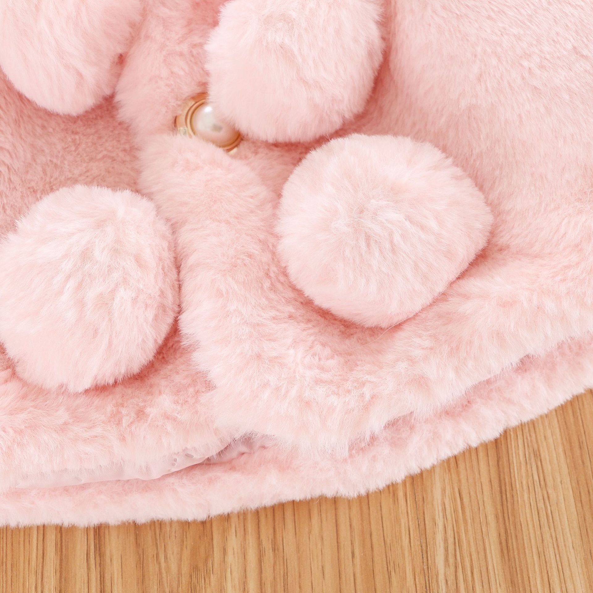 Efterår vinter baby piger jakker småbørn piger tøj sød prinsesse fleece pels varm baby frakke overtøj kappe spædbørn tøj