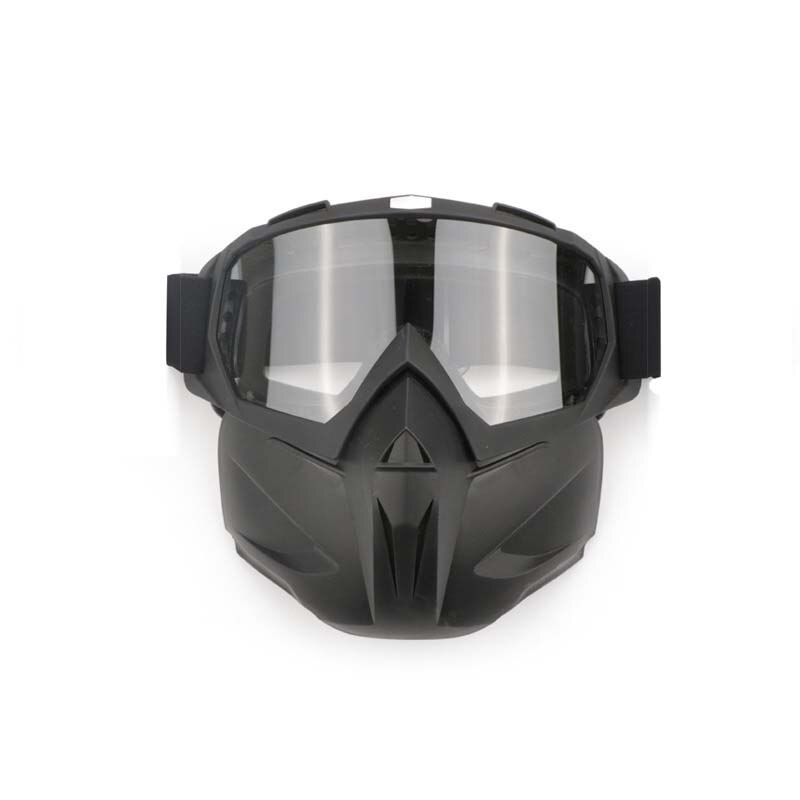 Motorcycle Face Mask Goggles Motocross Off-road ATV Dirt Bike Eyewear Glasses ultralight flexible anti anti-twist: A5 clear lens