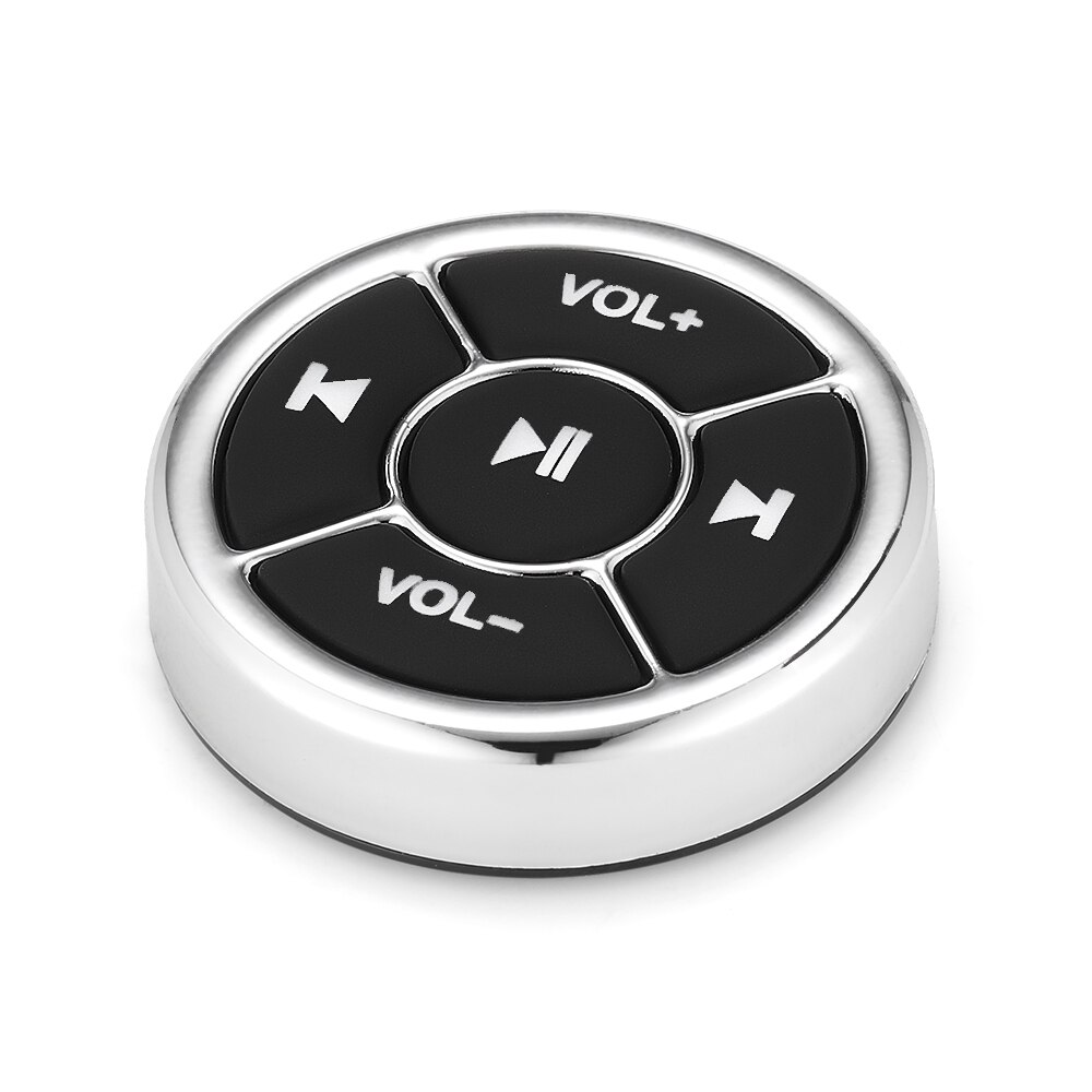 Volante inalámbrico con Bluetooth, control remoto para coche, motocicleta, bicicleta, MP3, para IOS, Android, tableta