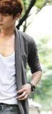 Men The Long Thin Cardigan Korean Male Cloak Coat Non Mainstream: Gray / XL