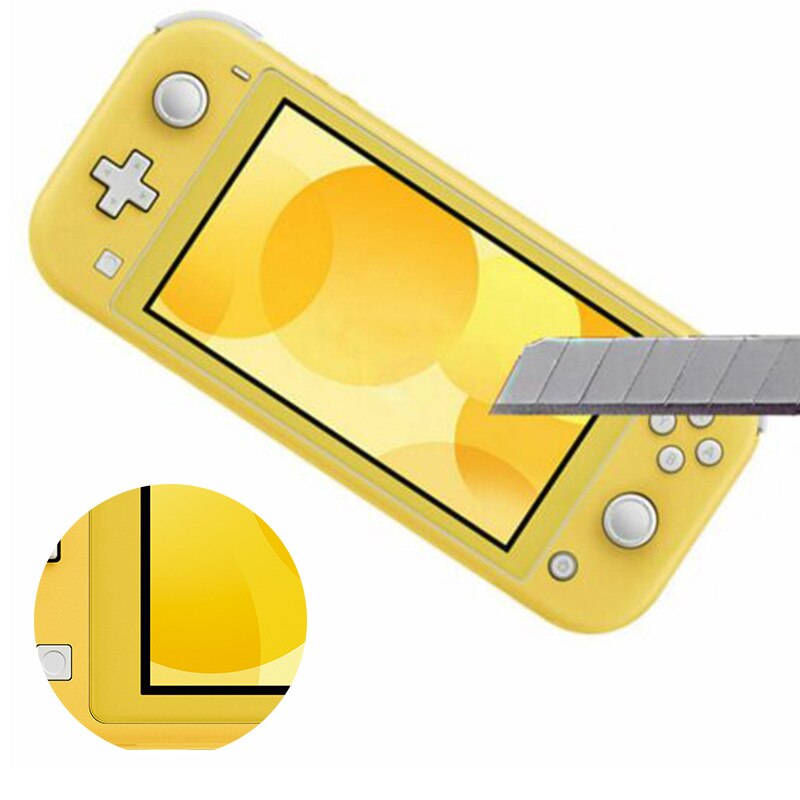 Displayschutzfolie aus gehärtetem glas für nintendo switch lite mini nx, hd-displayschutzfolie für nintendo switch lite zubehör