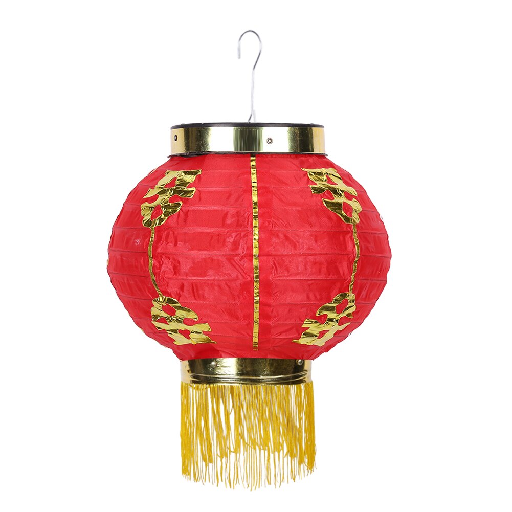 20/25cm 10 inch Traditional Chinese Tassel Hanging Lanterns Lamp Waterproof Cloth Blessing Lantern Festival Party Pub Home Decor: 20cm 1pcs