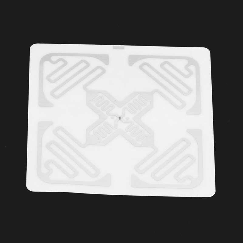 100pcs UHF RFID Labels 860-960MHz Electronic Indentification Tag for Warehouse Assets Management 50x50mm
