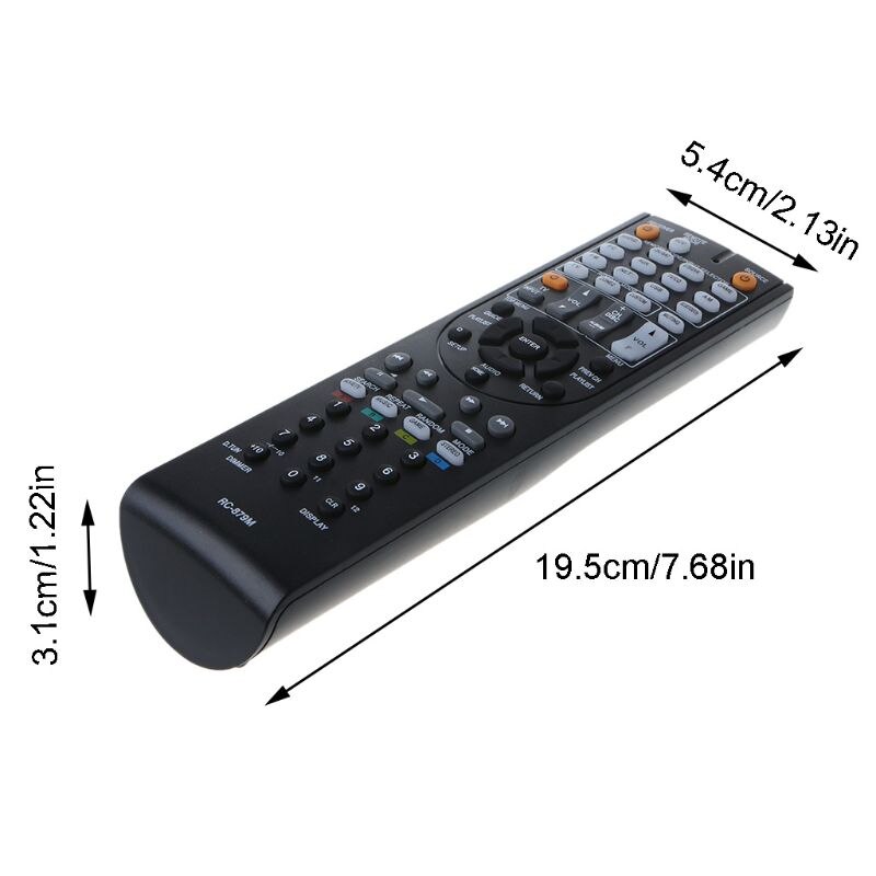 RC-879M Fernbedienung für Onkyo AV Empfänger TX-NR535 TX-SR333 HT-R393 HT-S3700 Q6Pa